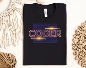 Coder T-Shirt, Tech Enthusiast, Unique Design