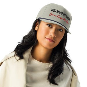 God Made Me a Mom Hat,Minimalist Mother’s Day Gift, Embroidered Cap for Mom, Inspirational Mom Cap