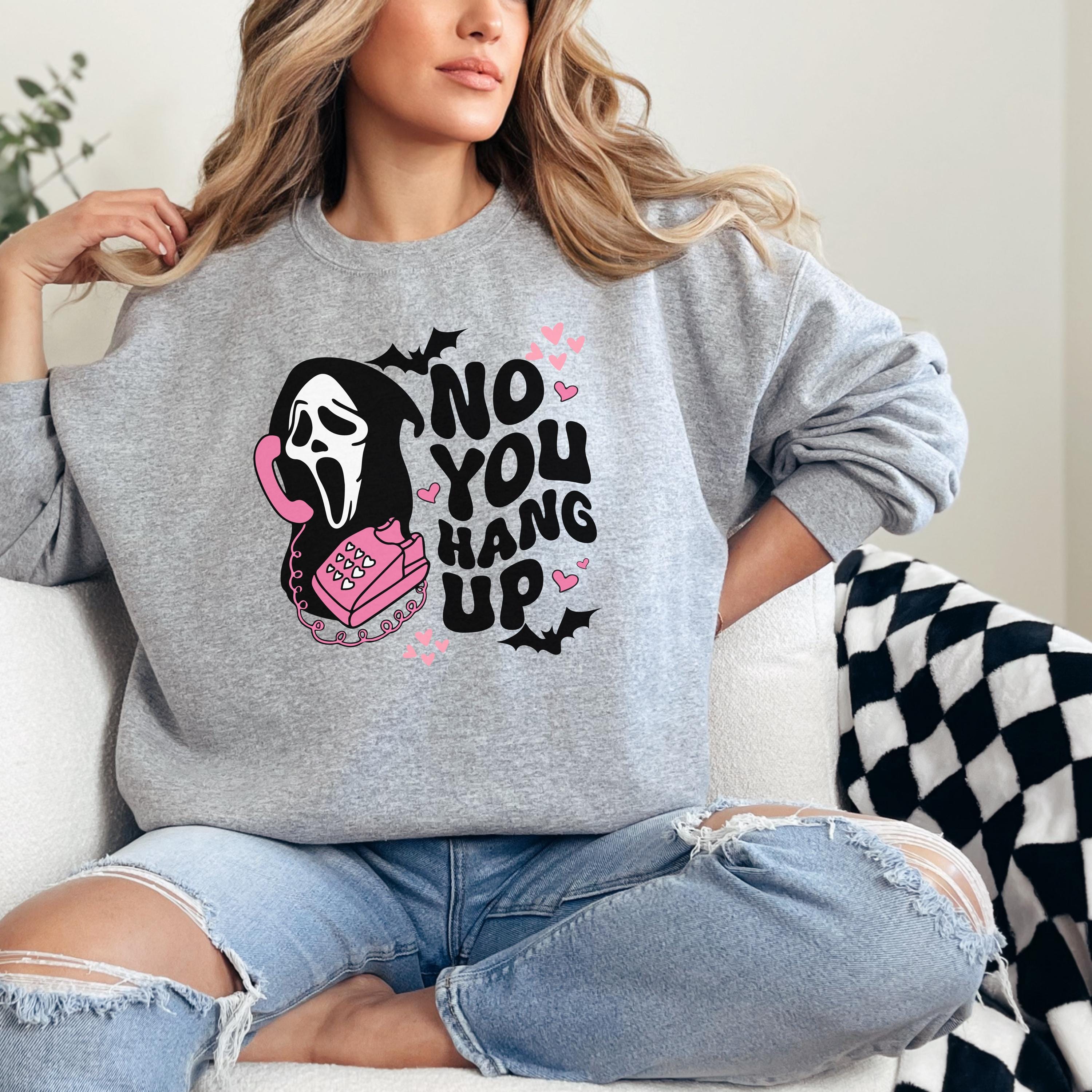 Felpa Con Cappuccio Scream Ghost Face - Felpa Horror Film Unisex, 100% Poliestere, Taglie Da XXS A 4XL