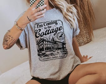 "I'm coming to the Cottage" fan T-shirt, Smut Hockey T-shirt, "I'm coming to the cottage" fan shirt