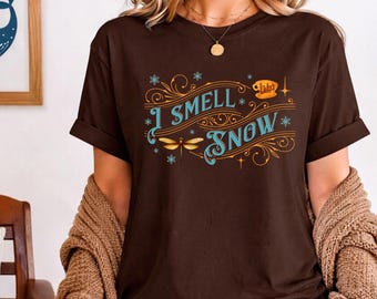 I smell Sow T-shirt, I smell Snow sweatshirt, clothing for series fans and the cozy season