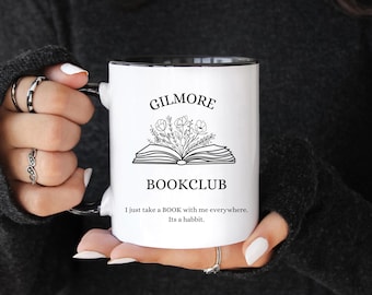 Book Club Mug Gilmore Book Club Coffee Mug Book Club Gift for Readers and Bookworms Booktube Tea Cup Reading