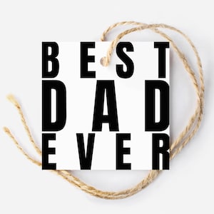 Etiqueta para el Día del Padre, Etiqueta para el Regalo de Cumpleaños de Papá, Etiqueta Imprimible para el Día del Padre, Etiqueta para el Regalo de Cumpleaños de Papá, Etiqueta para el Mejor Regalo para Papá