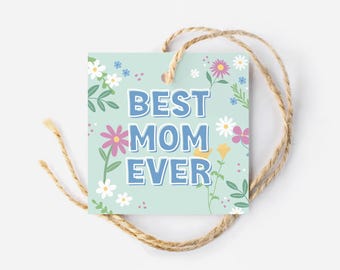 Beste Mama aller Zeiten Muttertag Tag Druckbarer Anhänger für Muttertag Geschenkanhänger für Mama Geburtstags-Tag