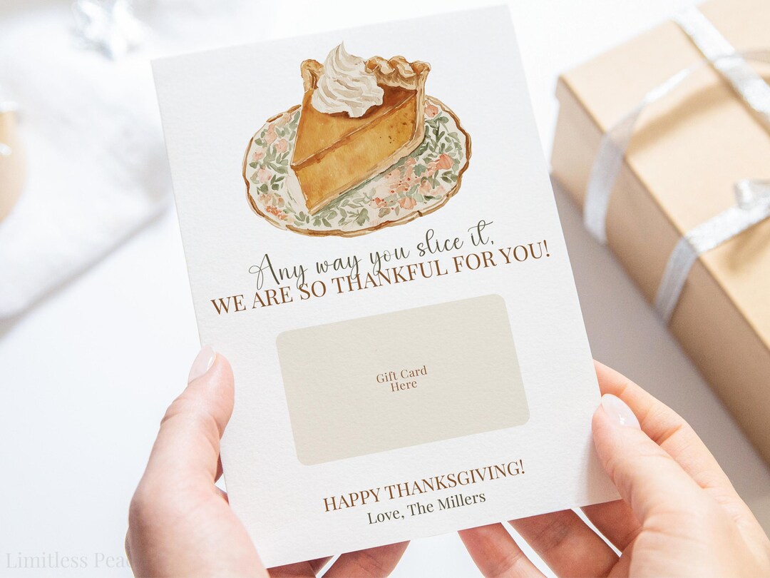 Thanksgiving Teacher Gift Card Holder Printable Thanksgiving Card for ...