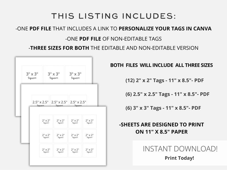 Student Tagging Sample Format Student Welcome Gift Tag Printable Welcome to My Class Gift From ...