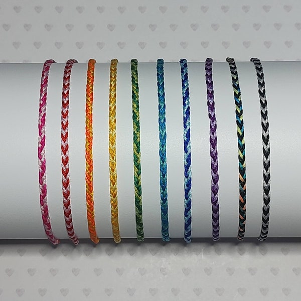 Adjustable Nylon Fishtail Bracelet
