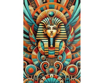 Egyptian Art Puzzle, Vibrant Colors, Engaging Home Decor (1014 Piece)