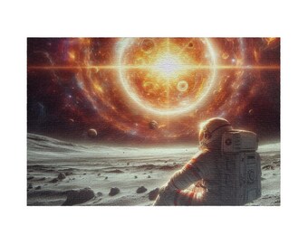 Rompecabezas de exploración cósmica, vibrante rompecabezas astronómico (1014 piezas)