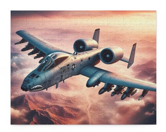 Luftkampf-Puzzle 252 Teile | Kampfflugzeug Dekor, Luftfahrt Geschenk, Herausforderung für Puzzle-Liebhaber, Militär-Spiele