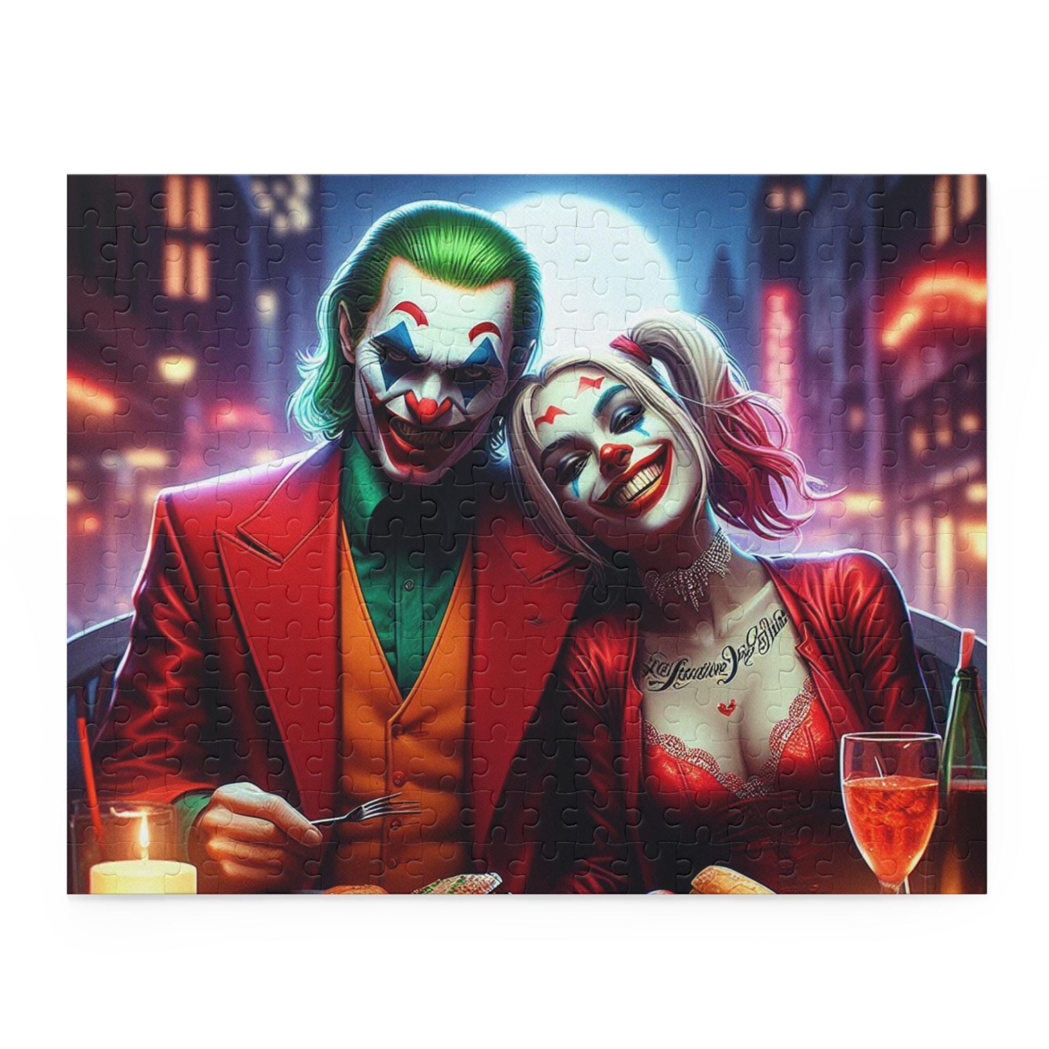 Joker & Harley Puzzle, Colorful 500 Pieces, Gift for Fans, Fun
