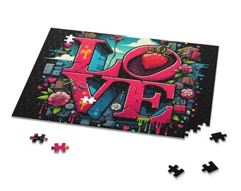 Valentine D.C. ブロマイド・ピックセット 252 Piece Valentine LOVE Strawberry Puzzle | Vibrant Street Art