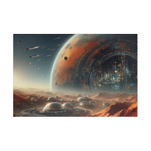 Cosmic Puzzle Adventure, 1014 Piece Jigsaw for Space Lovers, Family Game Night, Unique Gift Idea, Galaxy Art, Puzzle Fun