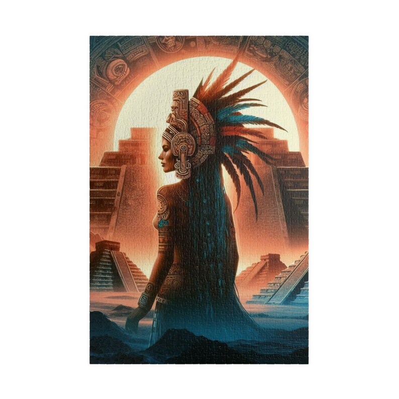 Aztec Goddess Puzzle: Relaxing 1014-piece Jigsaw for All Ages, Fun ...