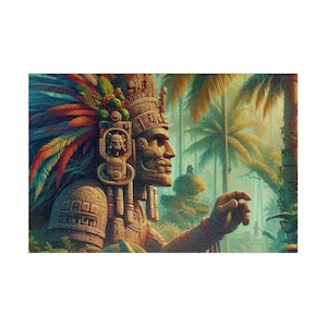 Mayan Adventure 1014 Piece Puzzle, Jigsaw Puzzle, Family Activity, Gift for Puzzle Lovers, Home Decor, Brain Teaser Game, Educational Fun