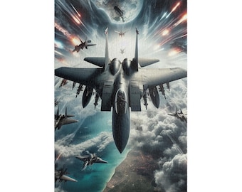Luftabenteuer Jet Puzzles, 1014 Teile Spaß für Kinder, Familienspieleabend, Einzigartiges Geschenk für Luftfahrt Liebhaber, Strategie und Freizeit