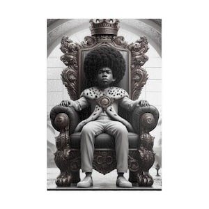 King in Throne Puzzle 1014-Piece Art Puzzle, Unique Wall Art, Gift for Puzzle Lovers, Family Game Night, Home Decor