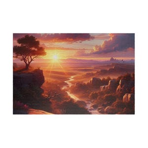 Scenic Puzzle Adventure, 1014 Pieces Jigsaw, Perfect Gift for Nature Lovers, Cozy Family Nights, Home Decor, Brain Teaser