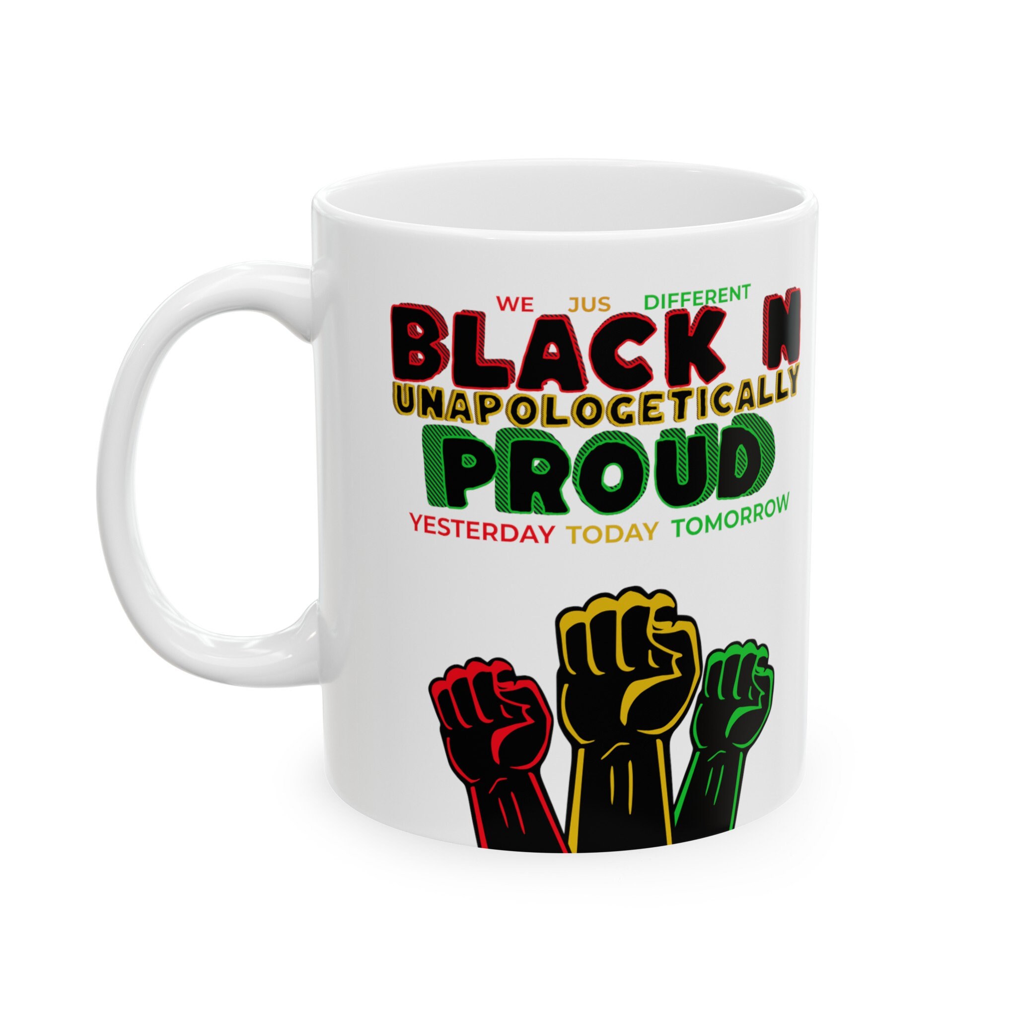 Coffee Lover Gift For Mom Black Coffee Mugs Early Morning Mug Afrolife Black and Proud Ceramic Mug