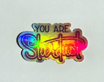 Stardust Holo Sticker - Waterproof Vinyl Laminated Sticker