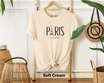 Paris France T Shirt, Paris Souvenir, Paris Travel Shirt, Paris Lover Gift, Paris France Vacation Tee, Love T shirt, Eiffel Tower Shirt