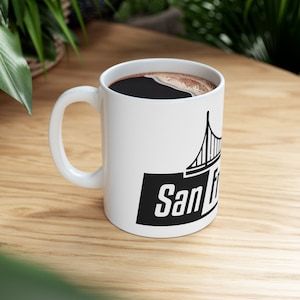 San Francisco Mug, San Francisco Gift, California mug, SF Gifts, Coffee Mug, Gift for friends, Gift for family, Holiday gifts