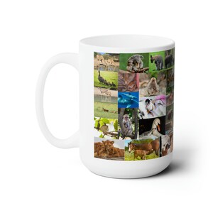 Baby Animals Coffee Mug Ceramic Mug 15oz - Cute Baby Animals - Baby Animals Cute - Coffee Cup - Tea Mug - Gifts for Him - Brother - Son