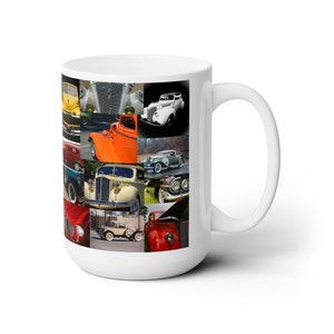 Antique Cars Coffee Mug Gifts for Him Ceramic Mug 15oz - Gifts for Grandpa - Cars - Antique Car - Mugs - Gifts for Friend - Christmas Gifts