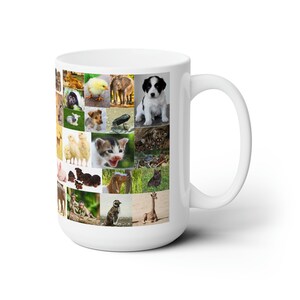 Baby Pets Fur Baby Coffee Mug Ceramic Mug 15oz - Baby Animals - Pet Lovers - Animal Lovers - Gifts for Kids - Gifts for Friends - Mugs