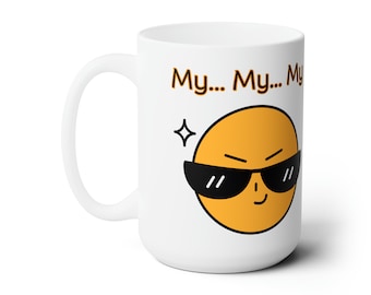 Emoji Mug - 15oz Ceramic Coffee Mug