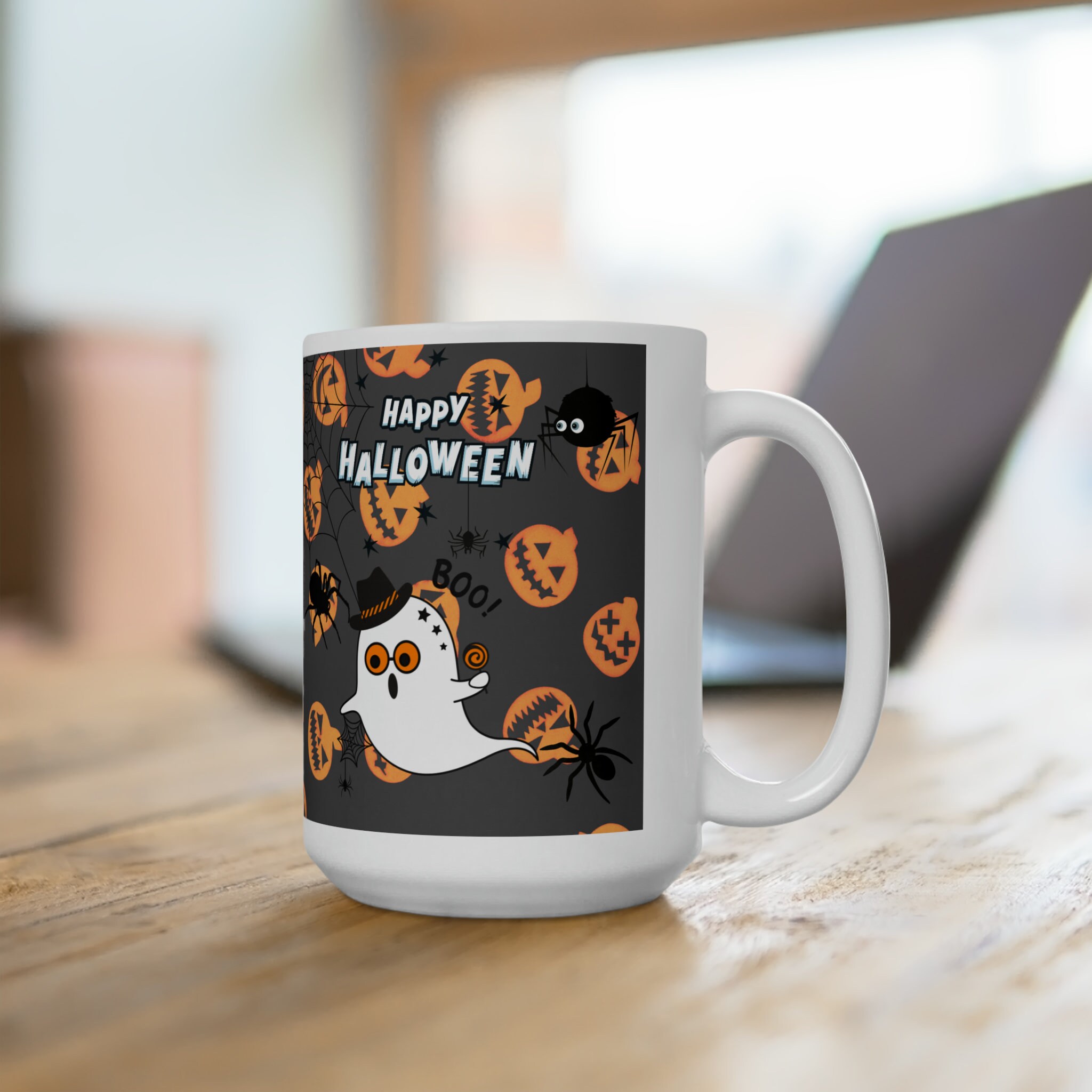 Set Di Tazze Da Caffè Impilabili In Ceramica – Simpatico Design A Cartone Animato (Coniglio) – Regalo Ideale
