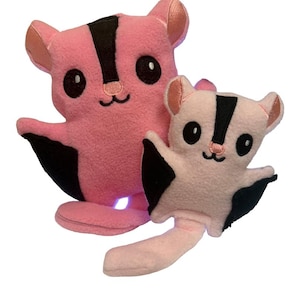 Sugar Glider Stuffed Animal, Plushie