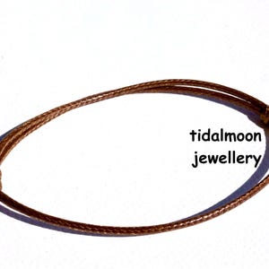 Waxed Cotton Cord/String Friendship Bracelet - Adjustable