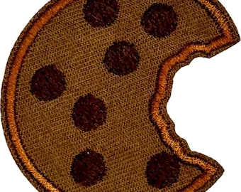 Parche termoadhesivo para galletas, 2", aplique para galletas, parche para galletas, parche para galletas bordado
