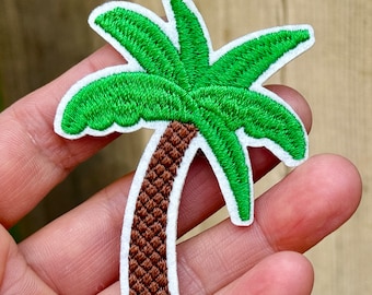 Palm Tree Iron on Patch Palm Tree Patch Palm Tree Badge Embroidery Palm Tree Patch