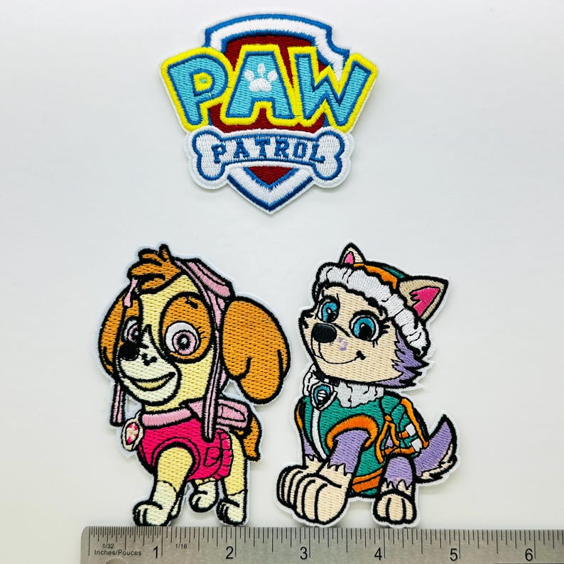 Dog Patch Kid Iron on Patch Embroidered Paw Patrol Iron on Patch ...