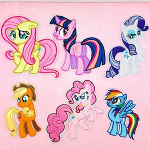 Pony opstrijkpatch Geborduurde Little Pony-patch