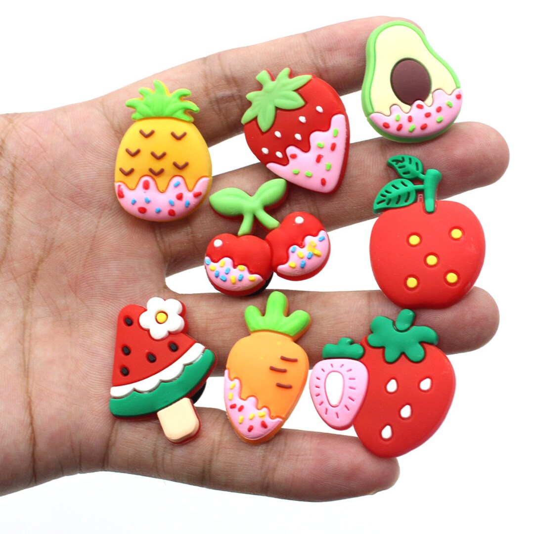 Fruit and Veg Jibbitz Fruit Series PVC Shoe Charms Fruit Etsy