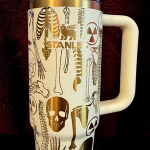 DARMOWA WYSYŁKA!! Stanley, Yeti lub Owala Radiology X-ray Ortho 20 oz. lub 30 oz. Opakowany kubek z grawerunkiem laserowym.