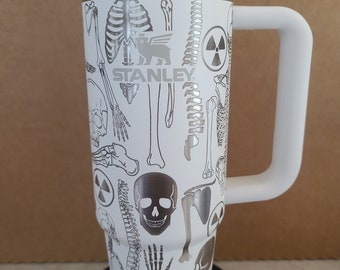 Radiology X-ray Ortho 20 or 30 Oz. Wrapped Tumbler Laser Engraved Yeti, Stanley or Owala