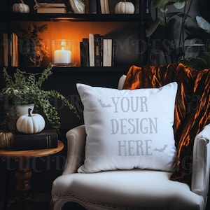 Pillow Mockup Styled Pillow Mockup Fall Mockup Throw Pillow Mockup Halloween Mockup Accent Pillow Mock ups Pillow Mock Up Blank Pillow