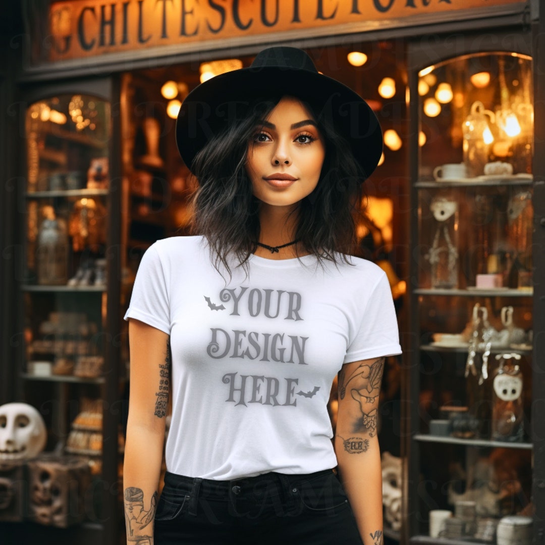 Bella Canvas Mockup White Bella Canvas 3001 Mockup Tshirt Mockup Bundle ...