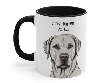 Personalized Dog Mug, Custom Pet Mug, Dog Coffee Cup, Dog Dad Mug, Dog Mom Mug, Cute Dog Mug, Custom Name Mug, Dog Dad Gifts, Dog Gift