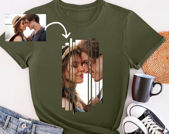 Camiseta con imagen personalizada, camiseta con foto personalizada, camiseta personalizada, camiseta personalizada, camiseta personalizada de pareja, regalo personalizado, camiseta con tu foto