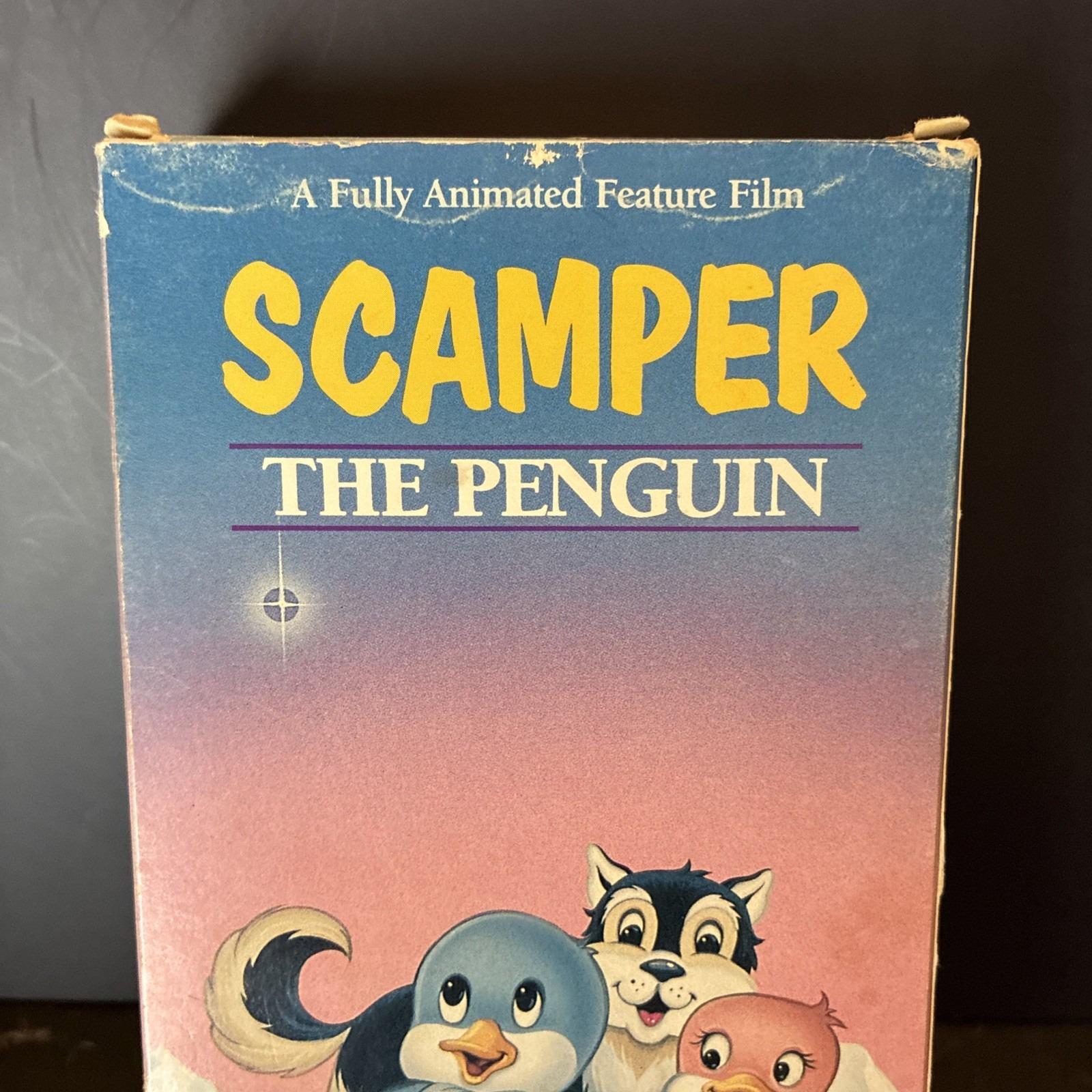 Scamper the Penguin VHS Animated Kids Movie 1992 Family Films Vintage ...