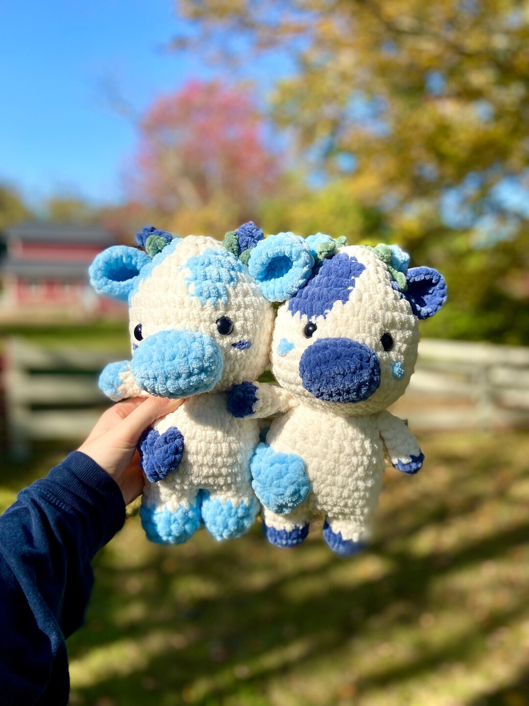 Blueberry Cow - Etsy