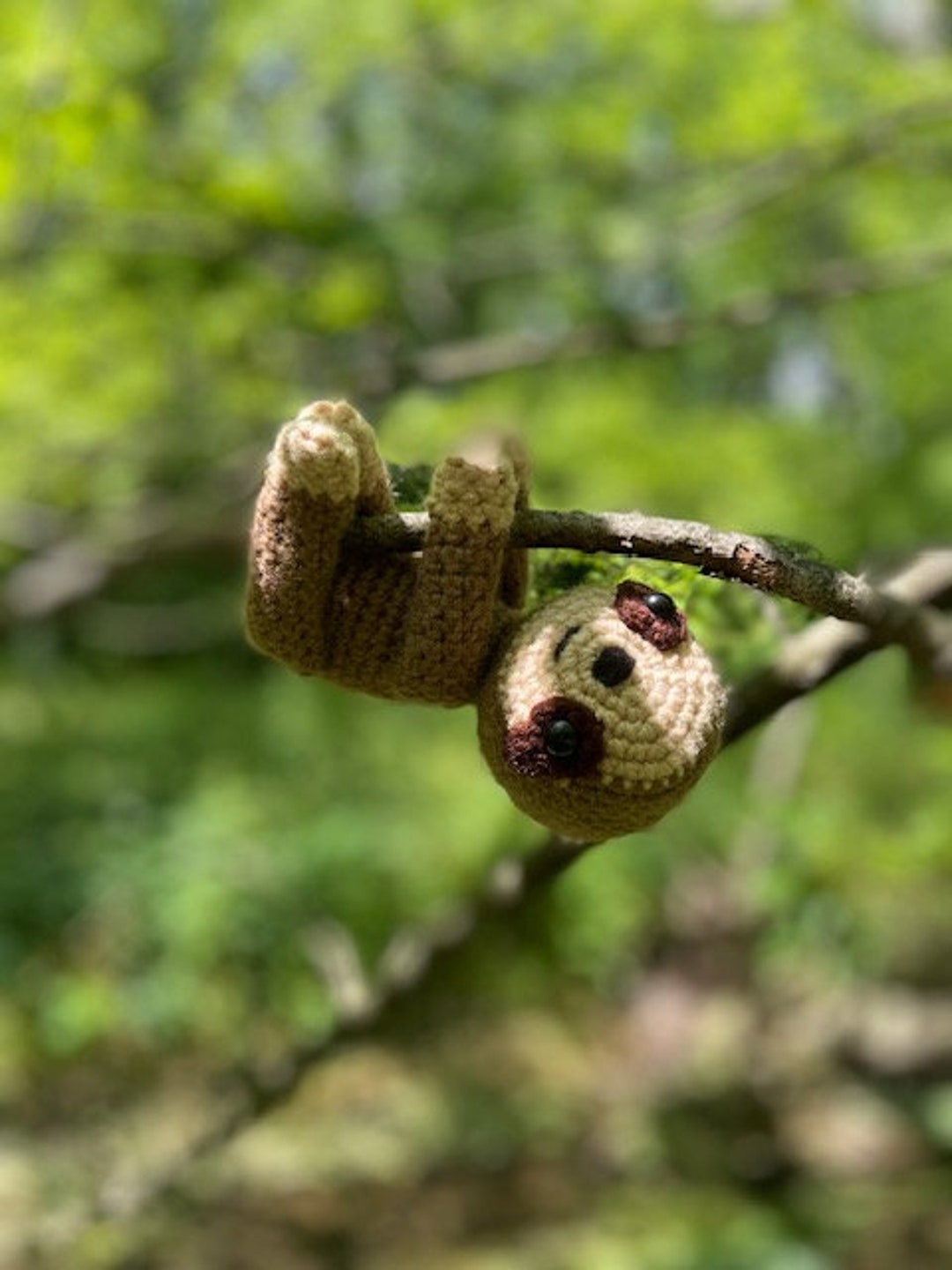 Handmade Crochet Sloth With Magnetic Hands - Etsy