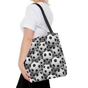 Tote Bag (AOP), with 3D Polka Dot Spheres. Absolutely Stunning Effects