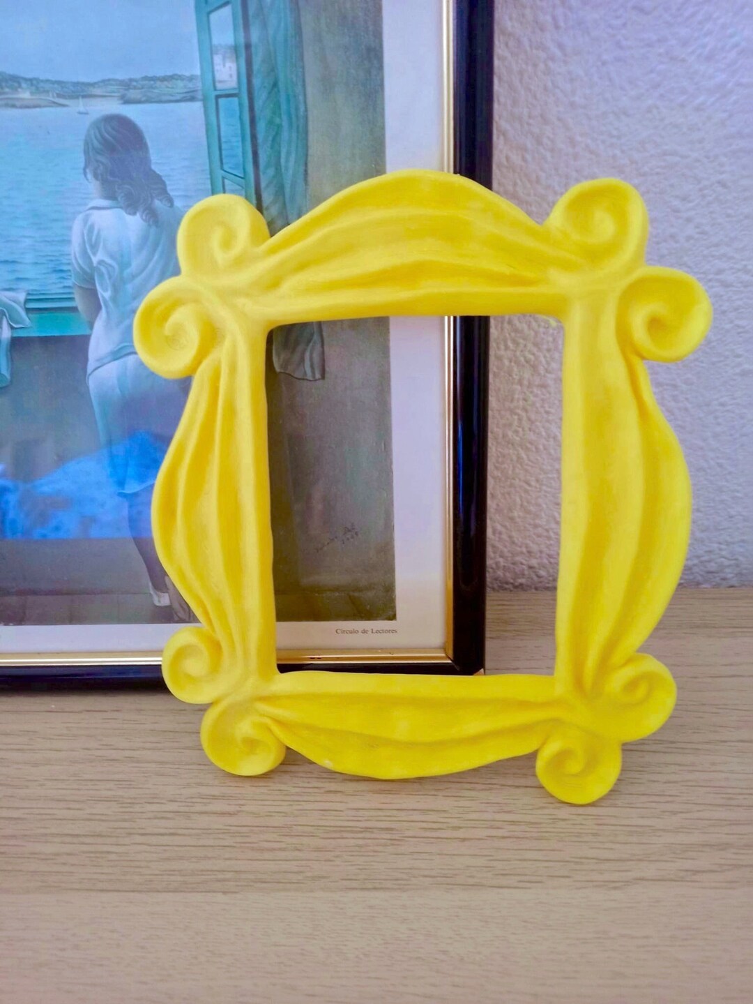 Friends Tv Peephole Frame Friends Yellow Frame Friends Show Etsy