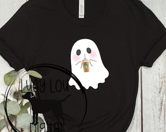 Starbucks Ghost PNG: Spooky Halloween Art, Instant Download